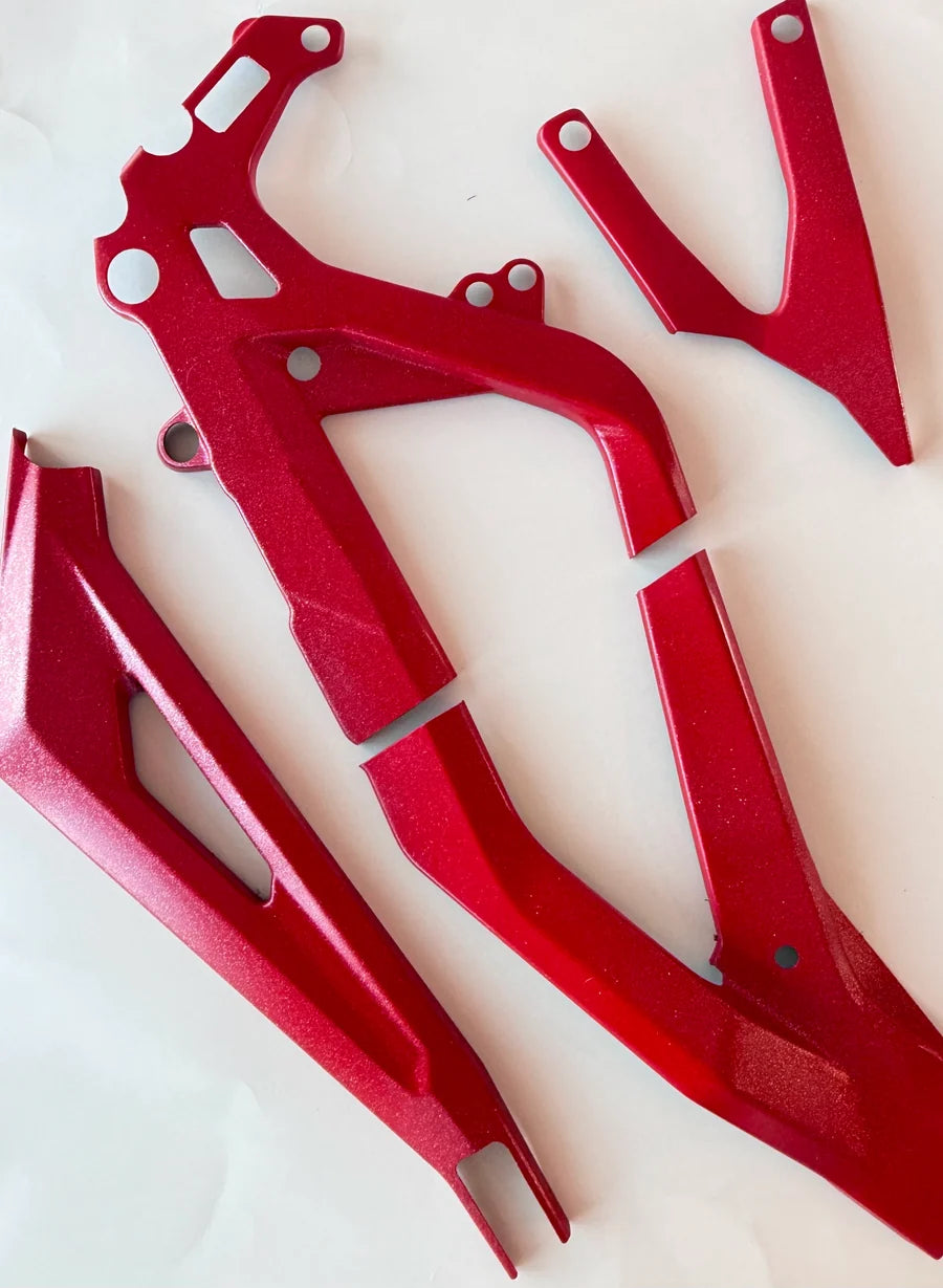 MXB Surron LBX Painted Frame Guards (Professionally Painted)