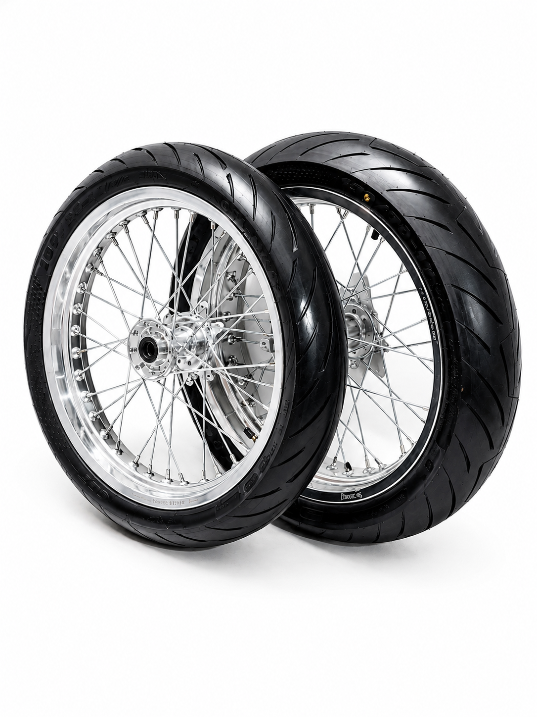 MXB Chrome Ultra bee Supermoto Wheelset