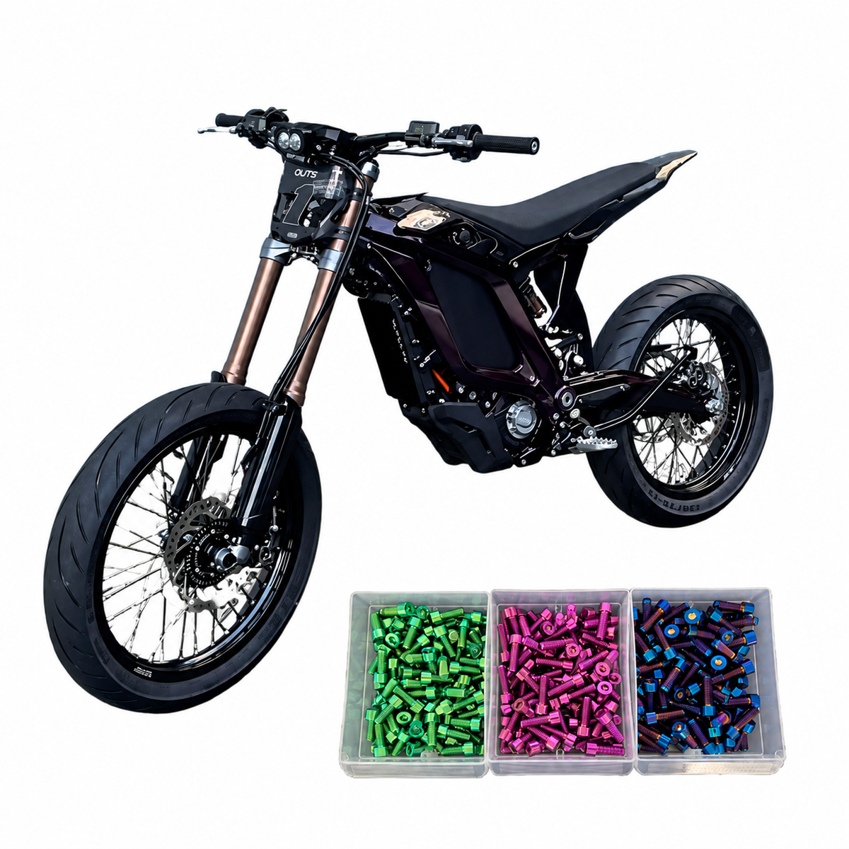 Surron Light Bee 2 X Titanium Bolt Kit (47 bolts)