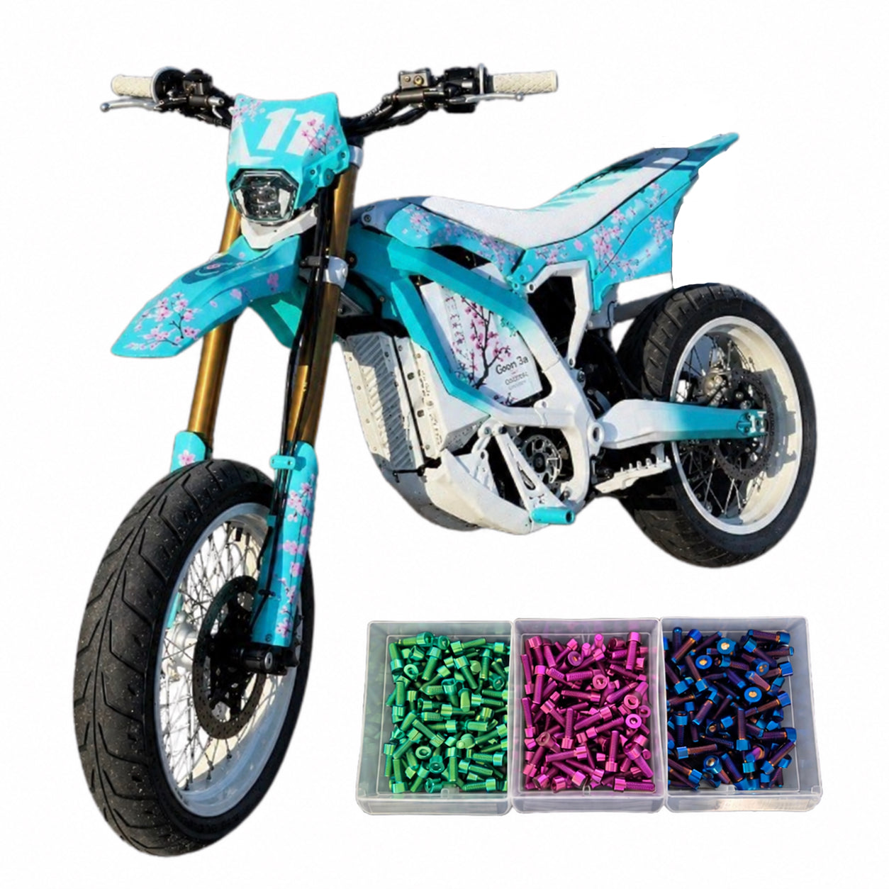 Surron Ultra Bee Titanium Bolt Kit (48 bolts)