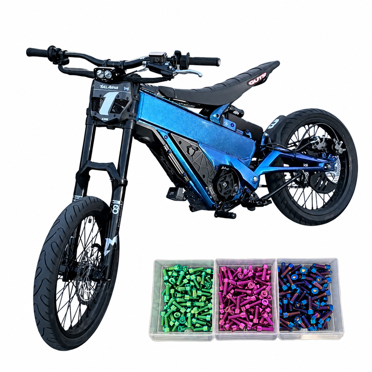 Talaria X3 / X3 Pro - Titanium Bolt Kit (49 bolts)