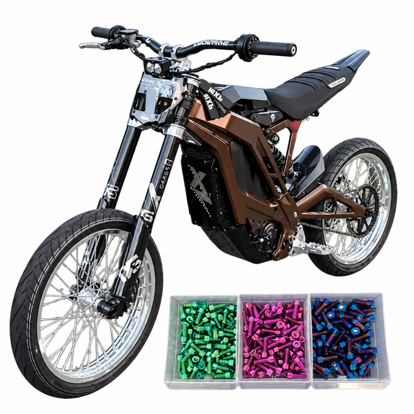 E Ride Pro S/SS Titanium Bolt Kit (49 bolts)