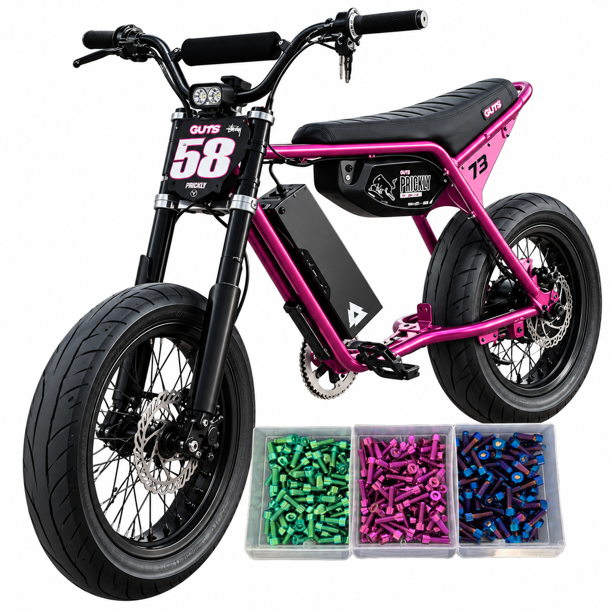Super73 ZX / Z Miami / Z Adventure Titanium Bolt Kit (37 bolts)