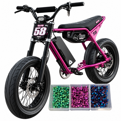 その他 m-works Super73 ZX / Z Miami / Z Adventure Titanium Bolt Kit (37 bolts