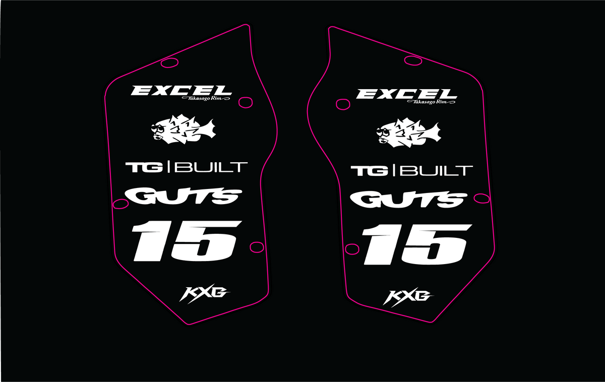 MXB Freego X2 Side Panel Battery Decals