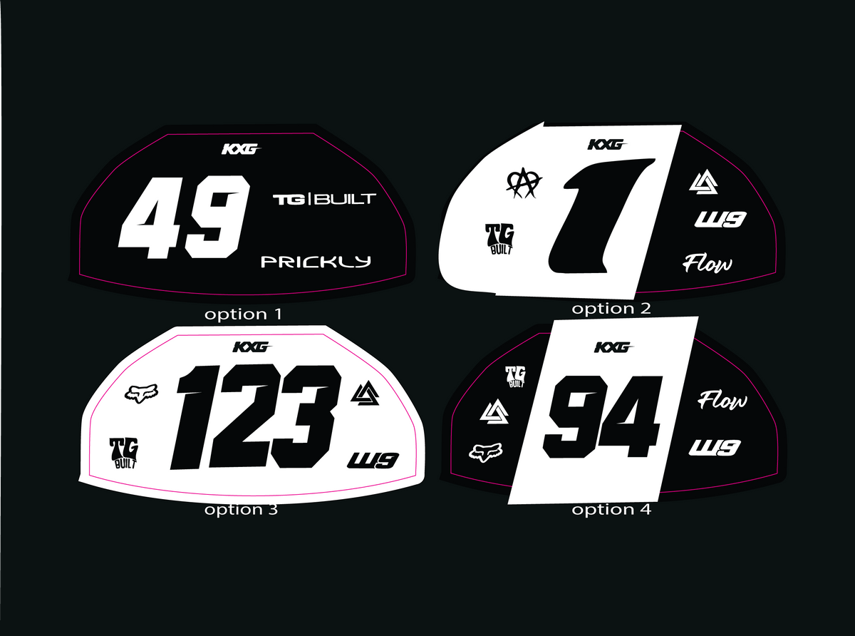 MXB Kukirin G4 Plate Decals