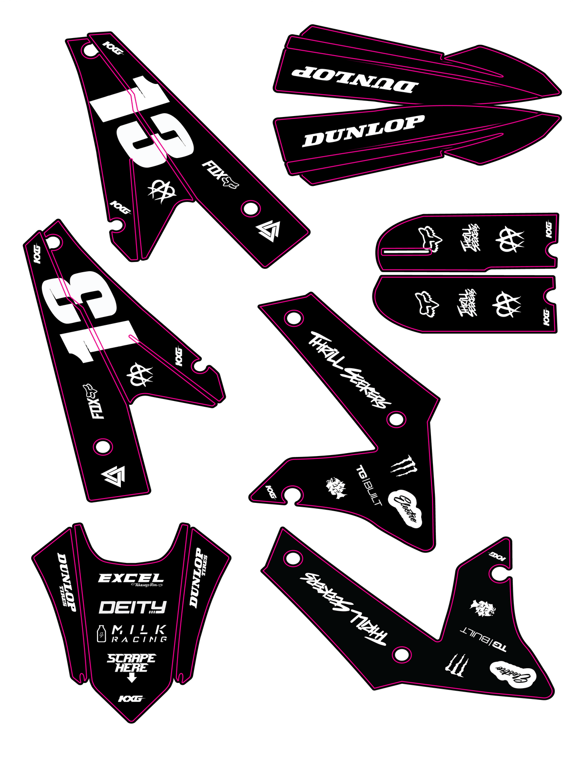 MXB **RTR** Full Graphics Kit
