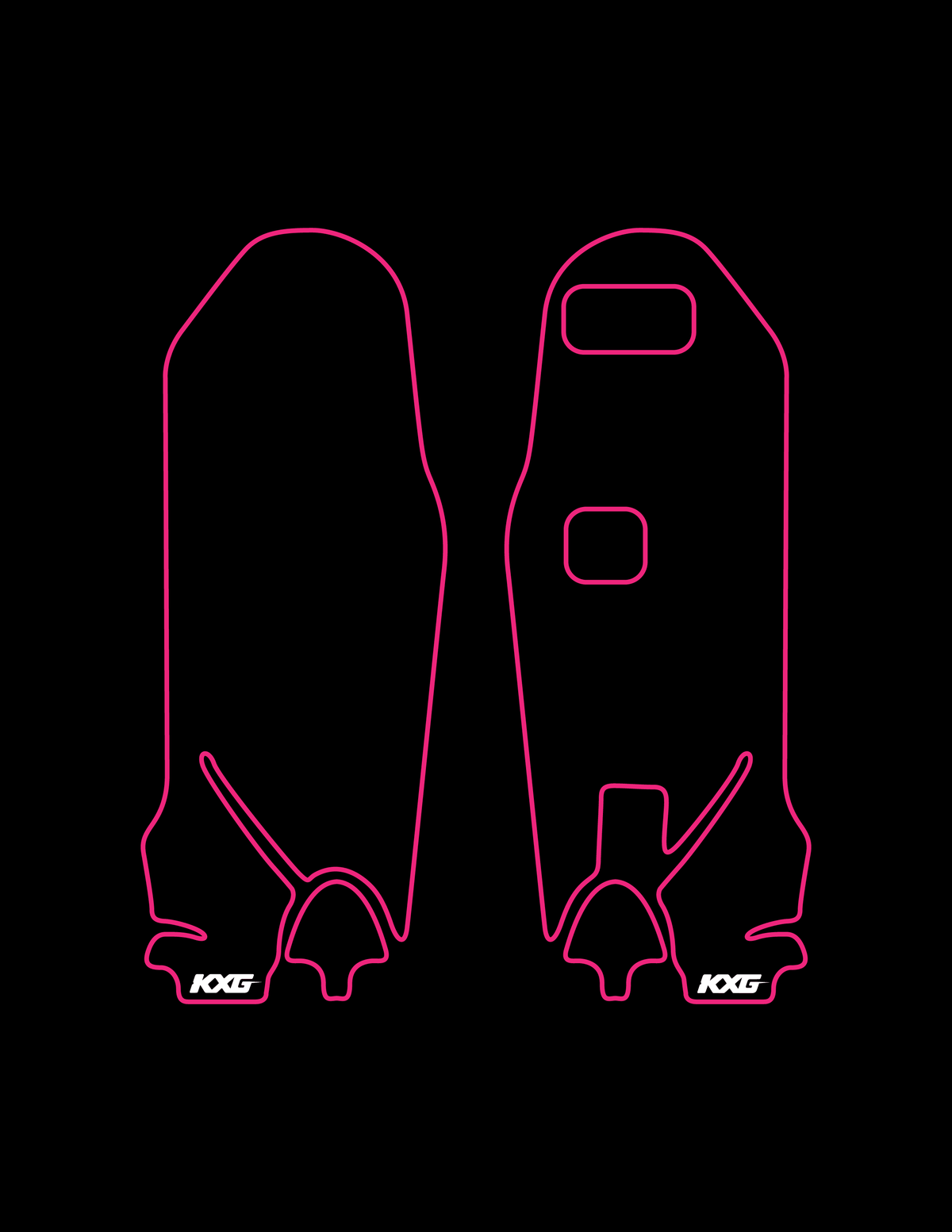 MXB Ultra Bee Fork Guard Decals